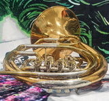 Kruspe Gold Brass Wendler Compensating Double French Horn (Free Postage Lower 48 States)