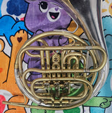 King Schmidt Rotary/Piston Valve Double French Horn (Free Postage Lower 48 States)