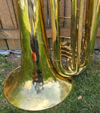 Tuba King 1151 BBb Marching Contra Tuba W/Neck 277022 (Free Shipping Lower 48 States)