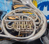 Yamaha YHR-664 Silver Plate Double French Horn (Free Postage Lower 48 States)