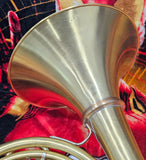 King Fidelio Detachable Bell Brushed Finish Double French Horn (Free Postage Lower 48 States)