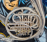 Yamaha YHR-664 Silver Plate Double French Horn (Free Postage Lower 48 States)