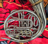 Reynolds Chambers Nickel Silver Cut Bell Double French Horn (Free Shipping Lower 48 States)