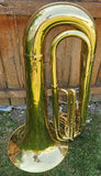 Tuba King 1151 BBb Marching Contra Tuba W/Neck & Mouthpiece 277019 (Free Shipping Lower 48 States)