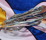 Conn 8D Eastlake Ohio Nickel Silver Double French Horn (Free Postage Lower 48 States)