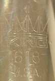 King 618 Single F French Horn "Near Mint" Perfect Compression FREE POSTAGE LOWER 48 STATES