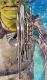 Conn 8D Eastlake Ohio Nickel Silver Double French Horn (Free Postage Lower 48 States)