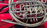 Reynolds Chambers Nickel Silver Cut Bell Double French Horn (Free Shipping Lower 48 States)