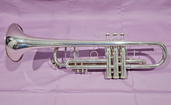 Bach Stradivarius 37 Elkhart Indiana Silver Trumpet (Free Postage Lower 48 States)