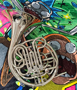 Yamaha 668N Nickel Silver Double French Horn (Free Postage Lower 48 States)