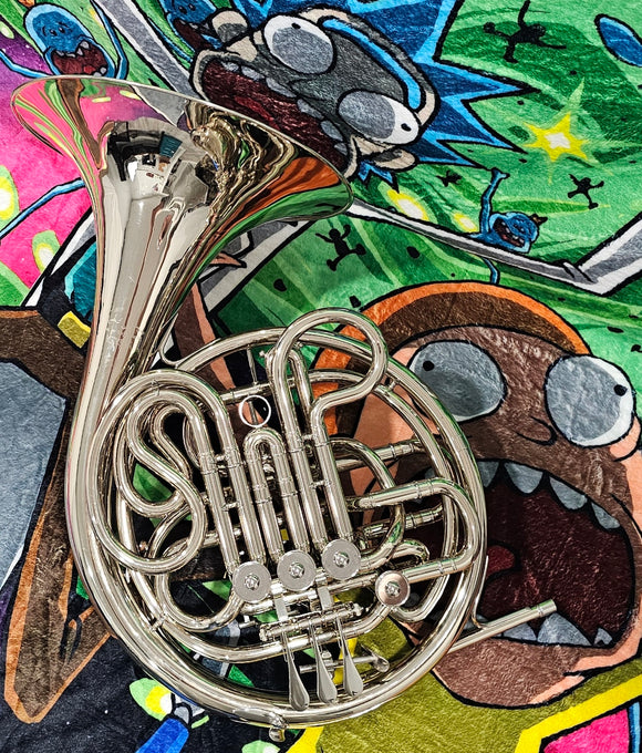 Yamaha 668N Nickel Silver Double French Horn (Free Postage Lower 48 States)
