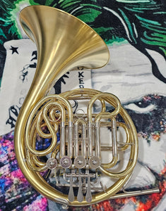 Yamaha 567 Yellow Brass Double French Horn GREAT COMPRESSION (Free Shipping Lower 48 States)