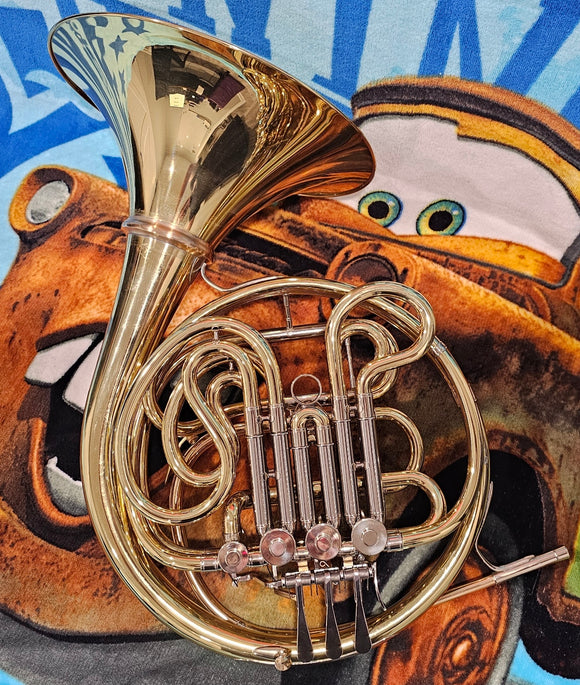 Conn 7D Geyer Wrap Yellow Brass Double French Horn (Free Postage Lower 48 States)