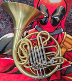 Yamaha 561 Modified Cut Bell Yellow Brass Double French Horn (Free Postage Lower 48 States)