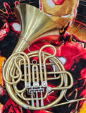 King Fidelio Detachable Bell Brushed Finish Double French Horn (Free Postage Lower 48 States)