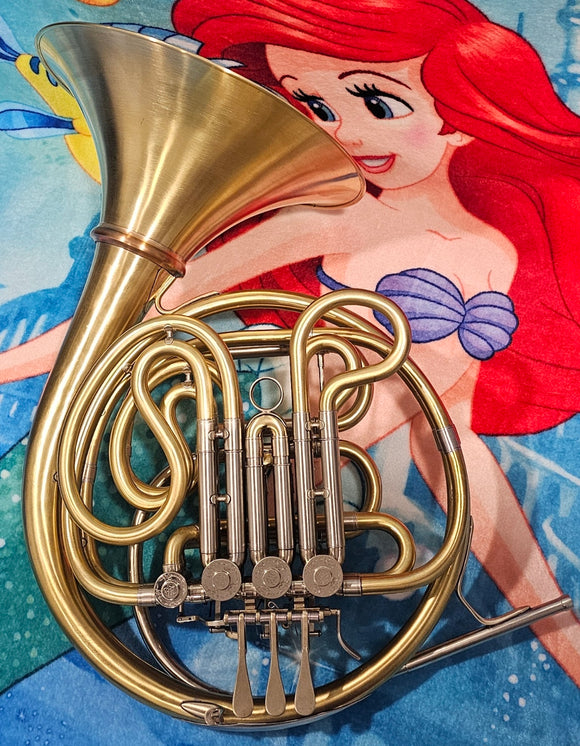 Conn 10D Geyer Wrap Yellow Brass Cut Bell Double French Horn (Free Postage Lower 48 States)