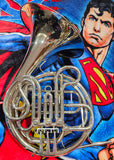 King Fidelio RARE Nickel Plated Double French Horn (Free Shipping Lower 48 States)