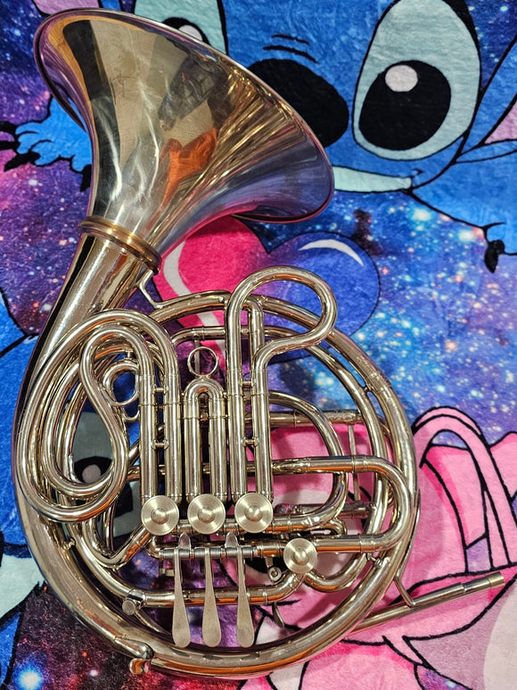 Conn 8D Elkhart N Series Nickel Silver Custom Lanstro O'Malley Double French Horn (Free Shipping Lower 48 States)