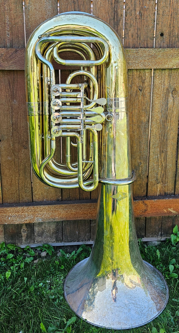 Miraphone 186 Tuba With Yamaha 321 Silver Bell (Free Postage Lower 48 States)