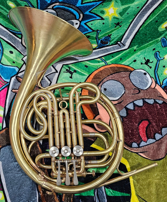 Wunderlich Chicago Rotary/Piston Valve Double French Horn (Free Postage Lower 48 States)