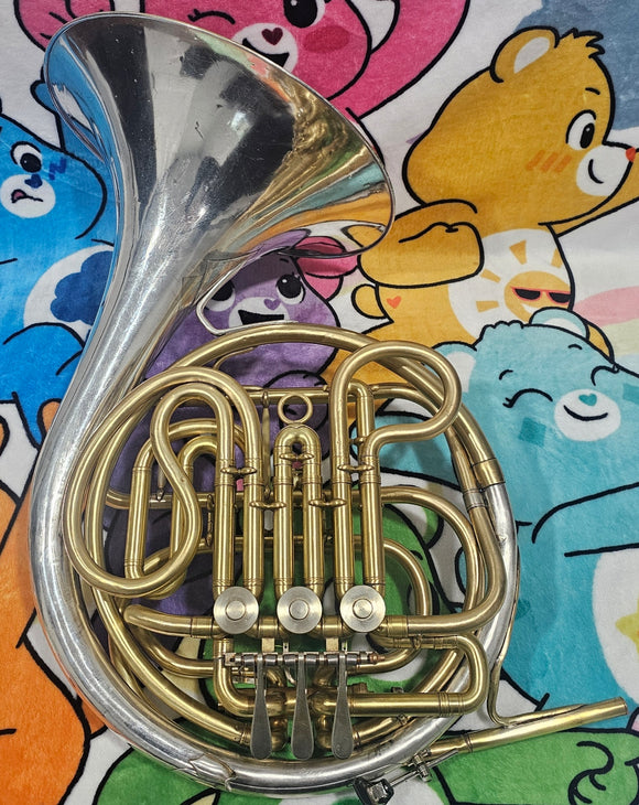 King Schmidt Rotary/Piston Valve Double French Horn (Free Postage Lower 48 States)
