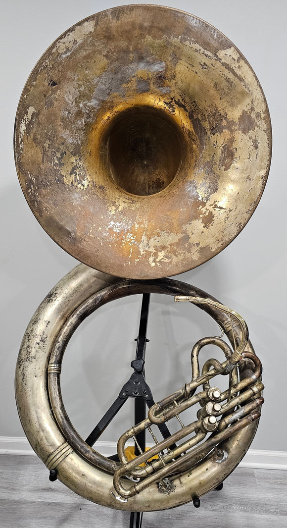 Conn 20K Silver Naked Lady Sousaphone Tuba (Free Shipping in the Lower 48 States)