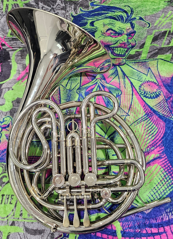 Conn 8D Eastlake Ohio Nickel Silver Double French Horn (Free Postage Lower 48 States)