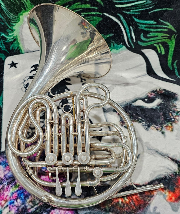 King Silver Plated Double French Horn (Free Shipping Lower 48 States)