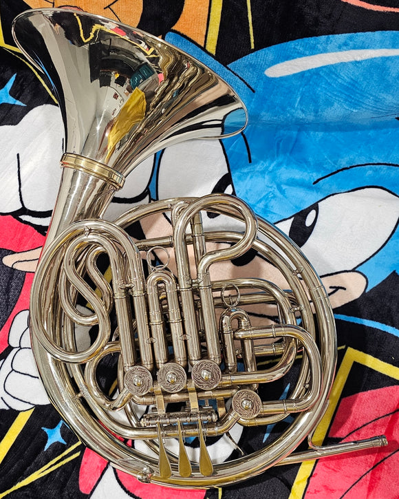Yamaha 668VN Nickel Silver Double French Horn FANTASTIC COMPRESSION (Free Postage Lower 48 States)