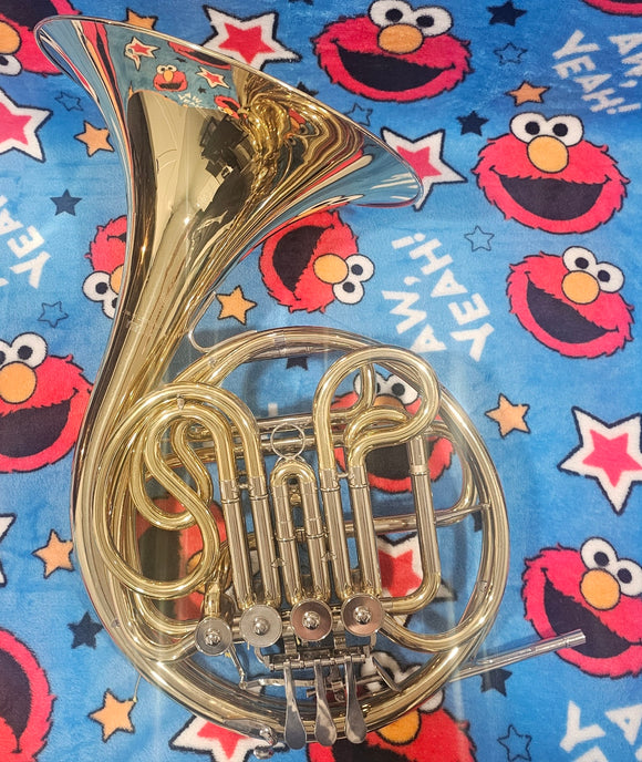 Yamaha YHR-567 Geyer Wrap Yellow Brass Double French Horn (Free Shipping Lower 48 States)