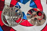 Lawson Nickel Silver Double French Horn W/Nickel Bronze Bell (Free Postage Lower 48 States)