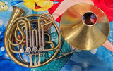 Conn 10D Geyer Wrap Yellow Brass Cut Bell Double French Horn (Free Postage Lower 48 States)