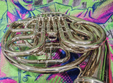 Yamaha YHR-668ND Nickel Silver Cut Bell Double French Horn (Free Postage Lower 48 States)