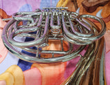 Reynolds Contempora Nickel Silver Doube French Horn GREAT COMPRESSION (FREE POSTAGE LOWER 48 STATES}