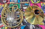 Yamaha YHR-668 Yellow Brass Detachable Bell Double French Horn (Free Postage Lower 48 States)