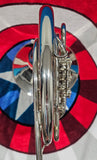 Willson Nickel Silver Mechanical Linkage Double French Horn Rotax Valves (Free Postage Lower 48 States)
