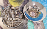 Conn 8D Eastlake Ohio Nickel Silver Double French Horn (Free Postage Lower 48 States)