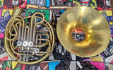 Yamaha YHR-668 Yellow Brass Detachable Bell Double French Horn (Free Postage Lower 48 States)