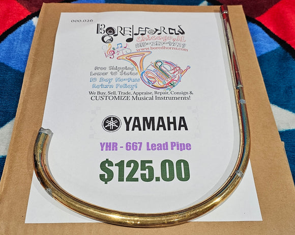 Yamaha YHR-667 Double French Horn Lead Pipe 000,026 (Free Shipping Lower 48 States)