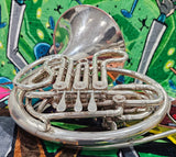 King Silver Plated Double French Horn "Beginner Student Special" (free shipping lower 48 states)