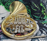 Yamaha 567 Yellow Brass Double French Horn GREAT COMPRESSION (Free Shipping Lower 48 States)