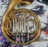 Kruspe Gold Brass Wendler Compensating Double French Horn (Free Postage Lower 48 States)