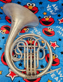 C.G. Conn 2D Wonder Silver Single F French Horn from 1916  (Free Postage Lower 48 States)