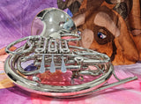 Reynolds Contempora Nickel Silver Doube French Horn GREAT COMPRESSION (FREE POSTAGE LOWER 48 STATES}