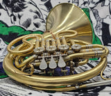 Vincent Dell'Osa Philadelphia PA German Stencil (Hans Hoyer?) Double French Horn (Free Postage Lower 48 States)
