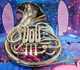 Conn 8D Elkhart Indiana N Series Nickel Silver Double French Horn (Free Shipping Lower 48 States)