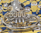 Olds Fullerton California Nickel Silver "Closet Queen" Double French Horn (Free Shipping Lower 48 USA)