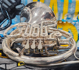 Yamaha YHR-664 Silver Plate Double French Horn (Free Postage Lower 48 States)