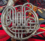 Reynolds Chambers Nickel Silver Cut Bell Double French Horn (Free Shipping Lower 48 States)