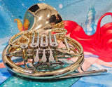 Yamaha 567 "Geyer Wrap" Yellow Brass Double French Horn (Free Postage Lower 48 States)